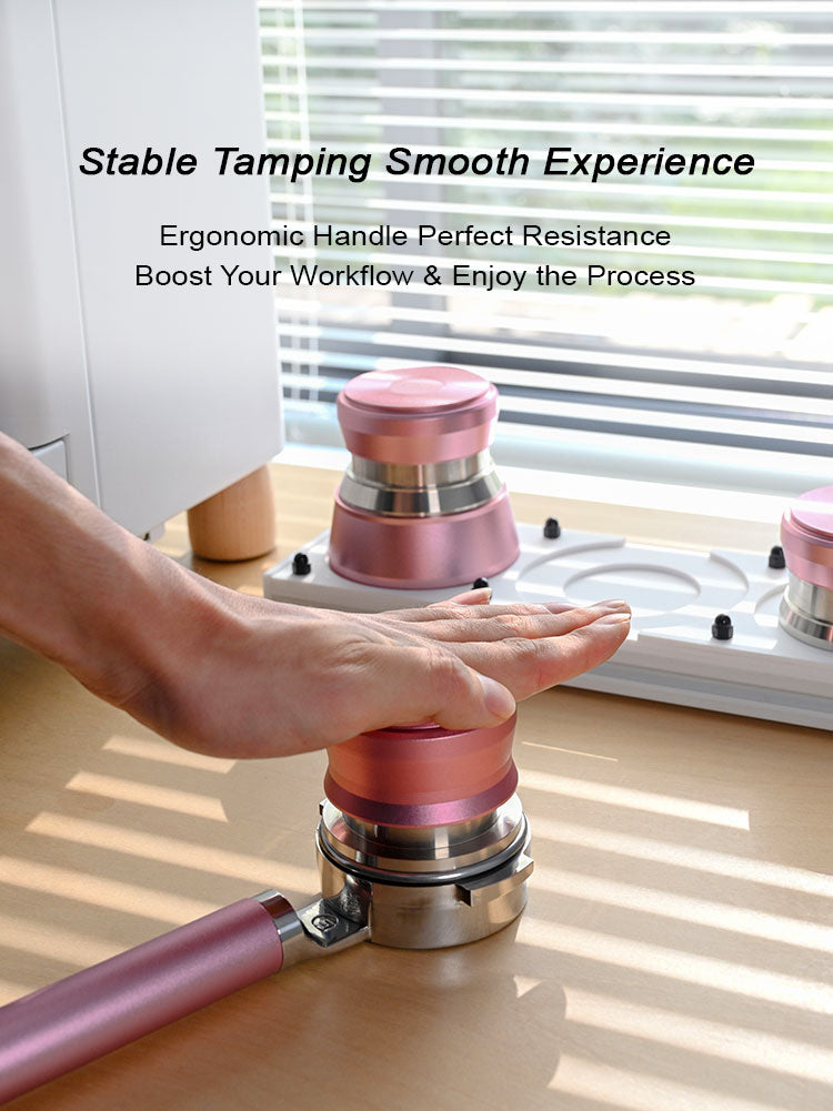 58mm powder-coated Italian fabric powder utensil series.