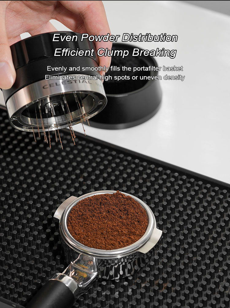 Celestial planetary bloomers for espresso brewing equipment.