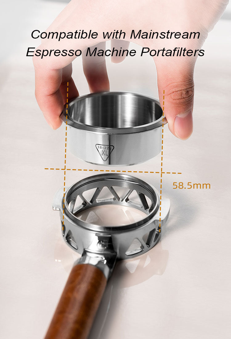 forzcon Italian coffee extraction powder bowl.