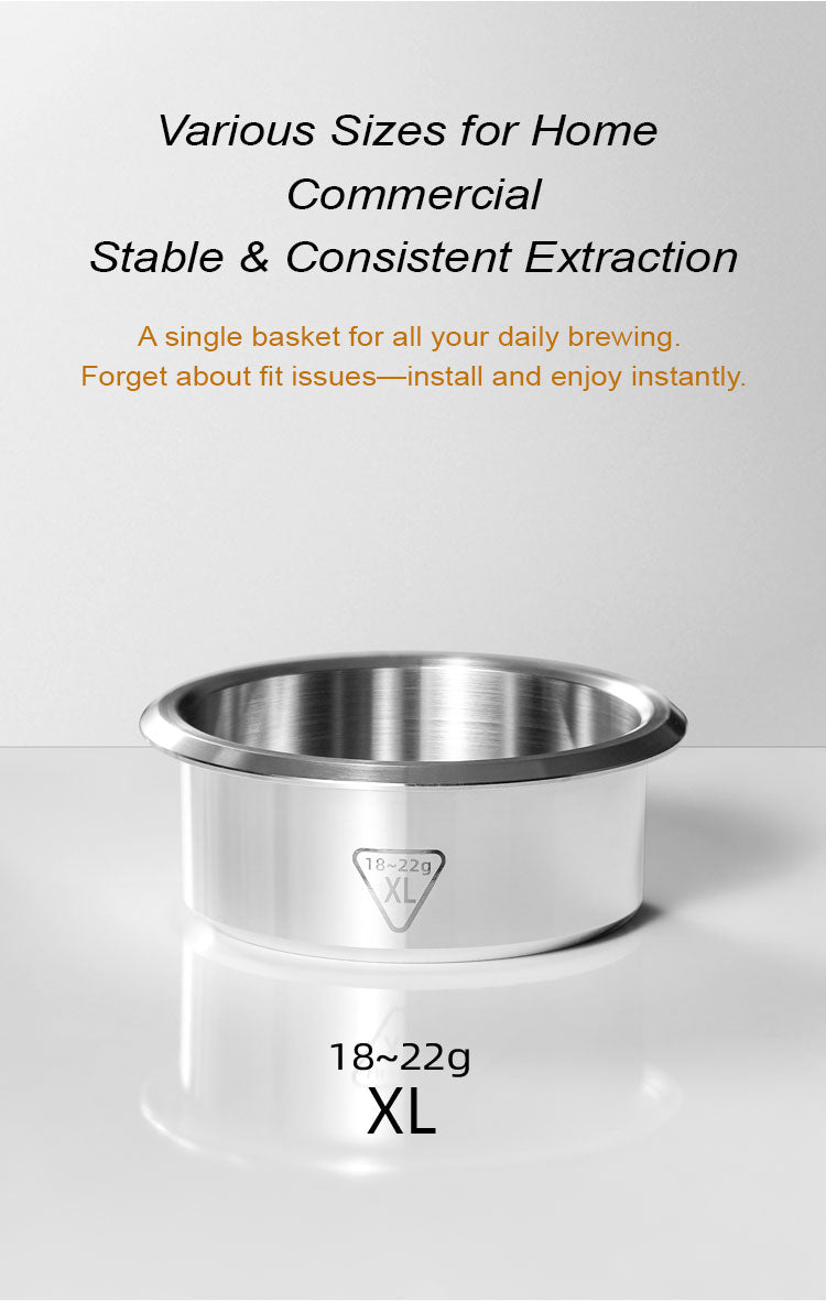 forzcon Italian coffee extraction powder bowl.