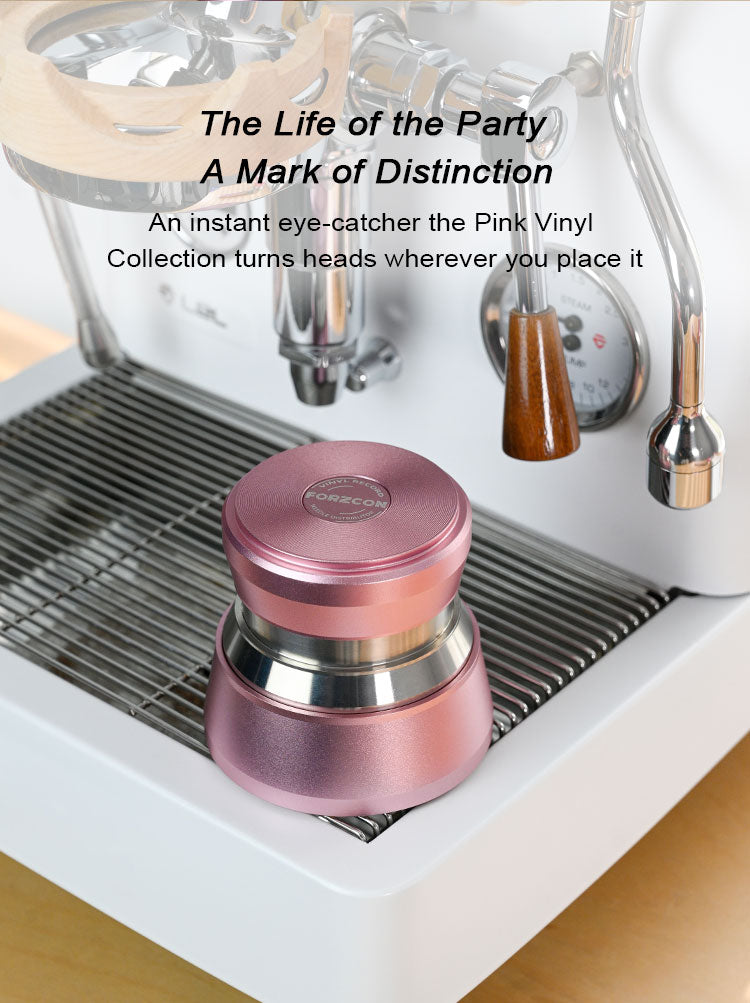 58mm powder-coated Italian fabric powder utensil series.