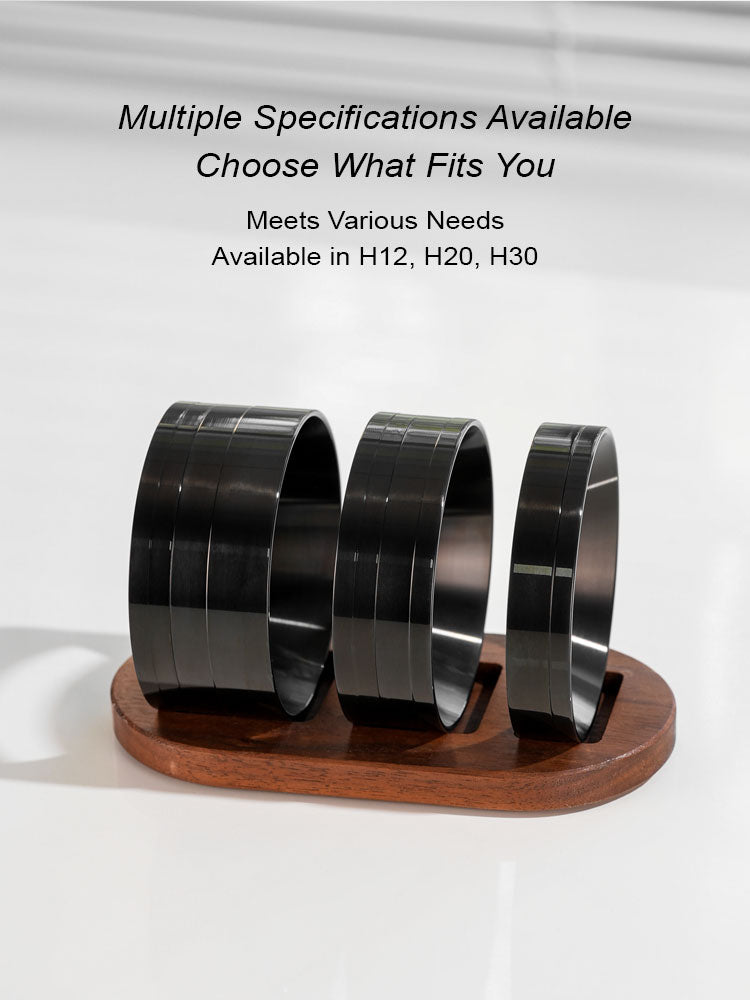Stainless steel magnetic powder collection ring.