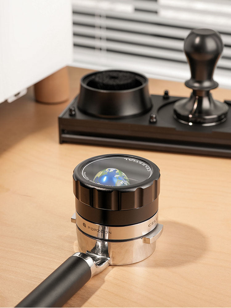 Celestial planetary bloomers for espresso brewing equipment.