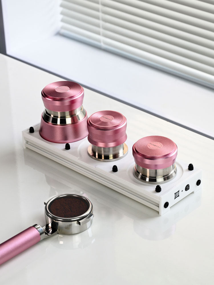 58mm powder-coated Italian fabric powder utensil series.