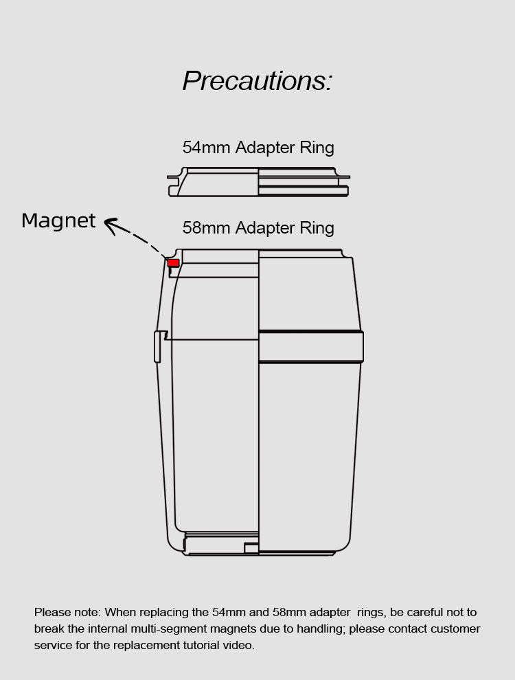 forzcon Fragrance Magnetic Adhesive Powder Cup