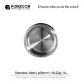 forzcon Italian coffee extraction powder bowl.